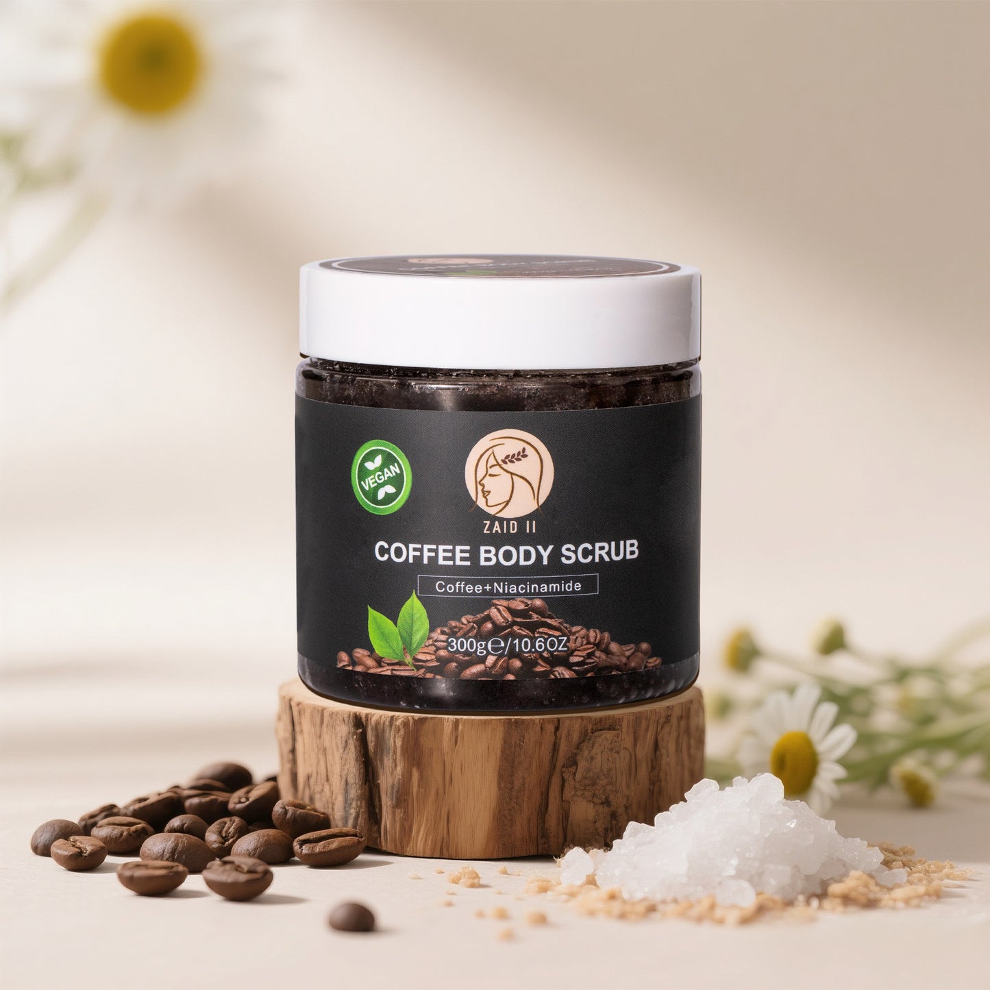 Coffee -Nicotinamide Body Scrub ( Pre order the product and take advantage of the mothers days discount , this product will be shipped on May 29, 25)