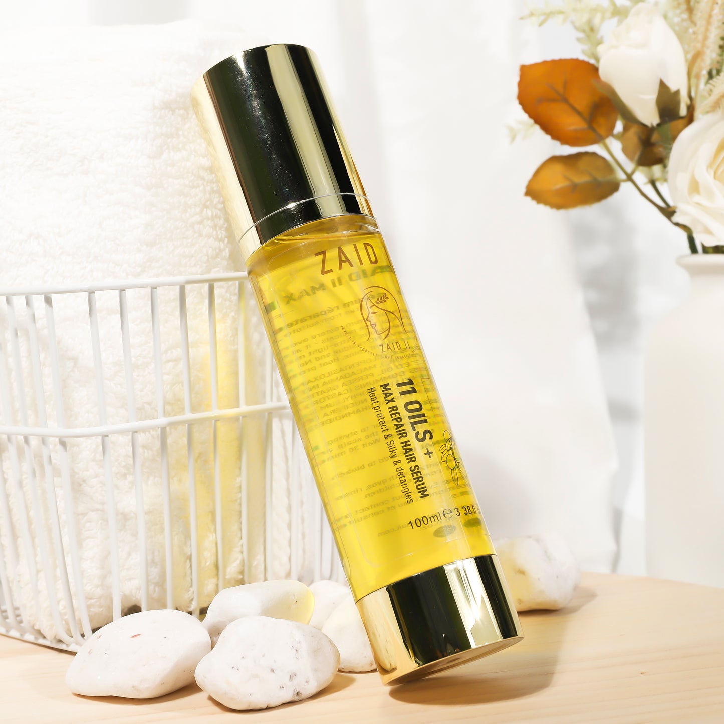 HAIR SERUM-Heat protection, UV protection and color protection.