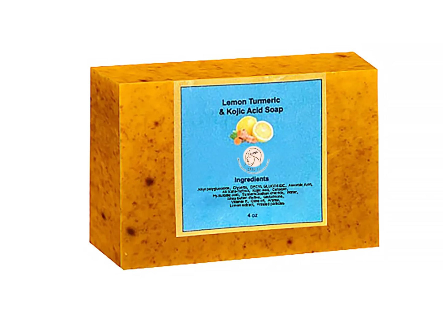 Pack of 5 soaps of Lemon Tumeric & Kojic Acid Soap